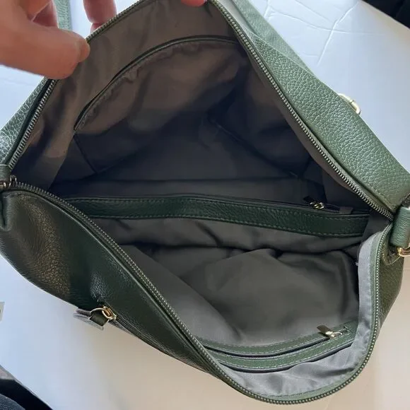 Anthropologie REMI/REID PURSE Olive Green Crossbody - Picture 6 of 10